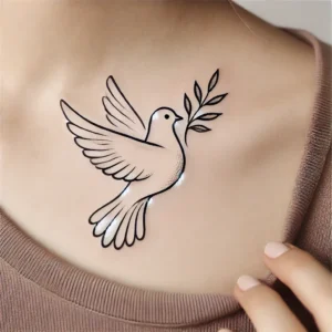 Angel Wings or Dove Tattoos